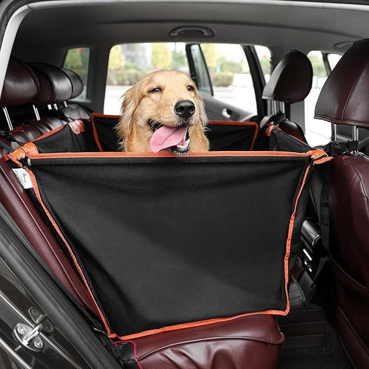 Pet Car Booster Seat – Waterproof & Breathable for Safe Rides!