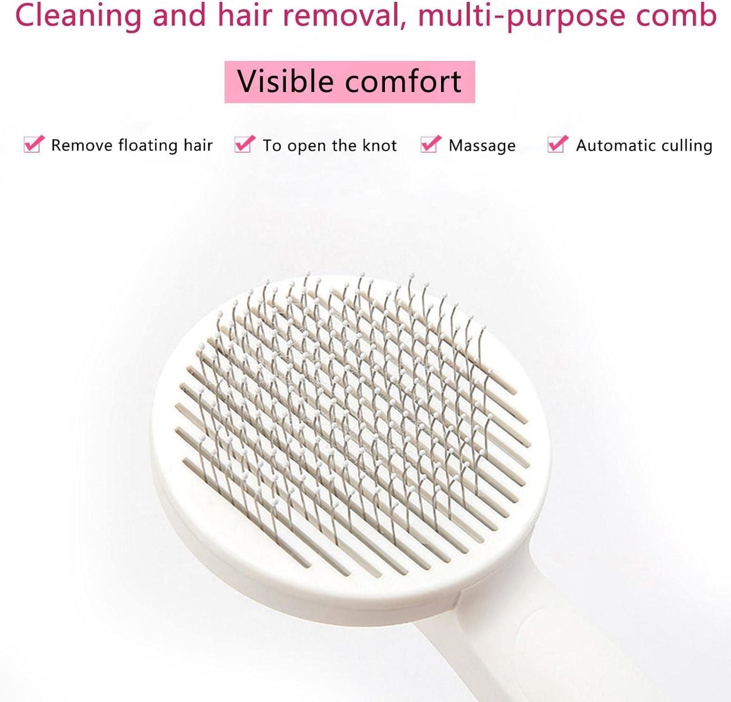 Pet Hair Removal Brush – Easy Shedding Cleanup!