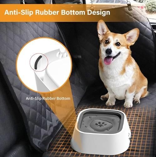 Floating Anti-Overflow Pet Bowl – No Mess, Just Fresh!"