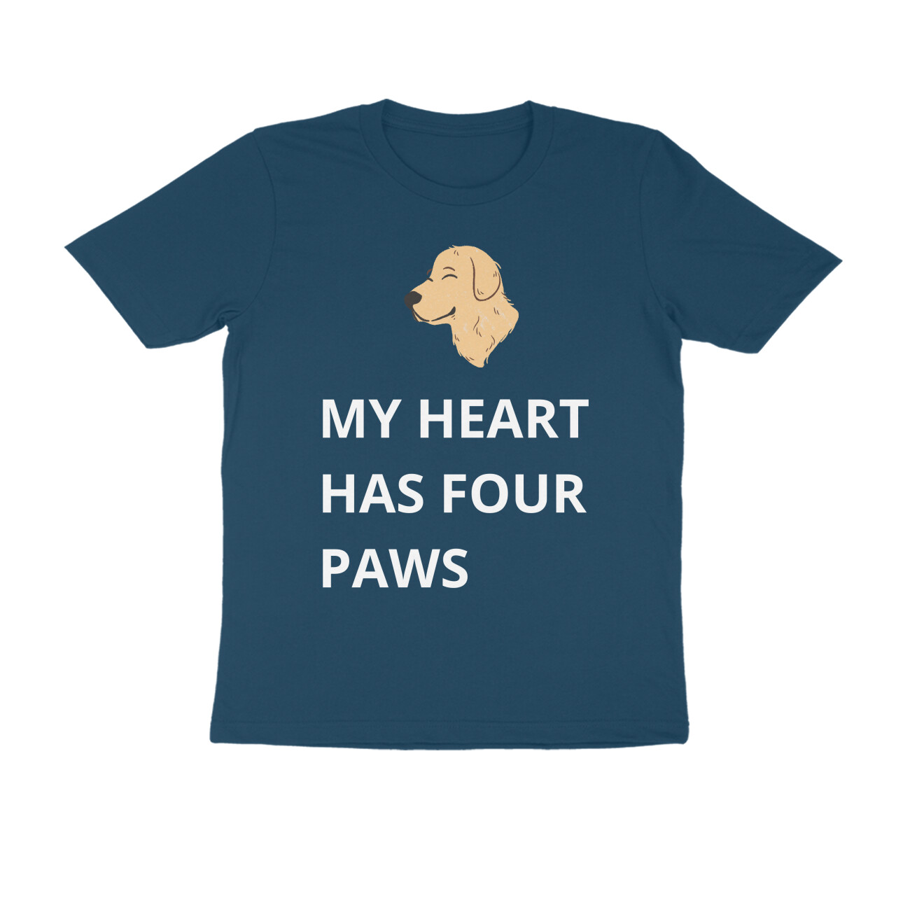 front-69a5bb4224f15-Navy_Blue_S_Men_Round.jpg my heart has 4 paws – premium pet parent t shirt